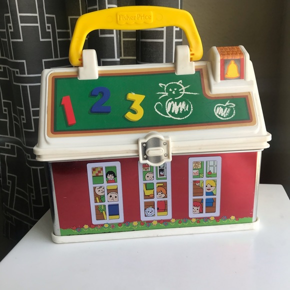 FisherPrice Toys Fisher Price Little People School House Lunch Box Poshmark